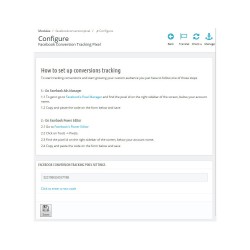 Facebook Conversion Pixel + Públicos Personalizados para Prestashop